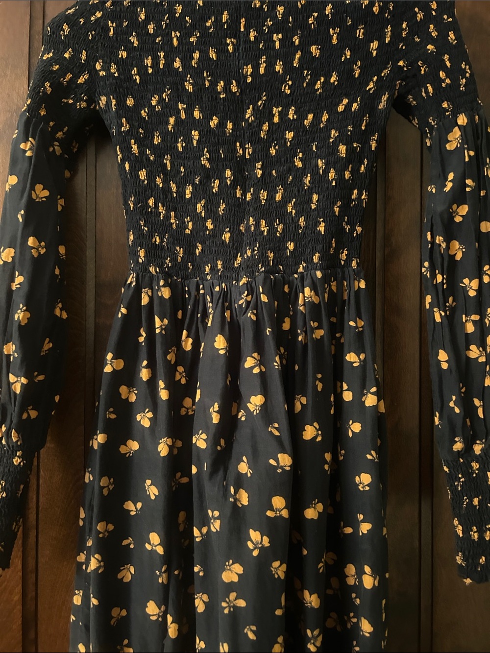 GANNI Women's Black Maxi Dress with 🍊 Floral Print - Picture 12 of 12